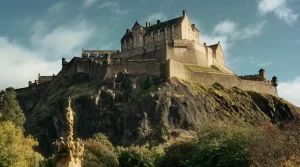 Edinburgh castle landscape